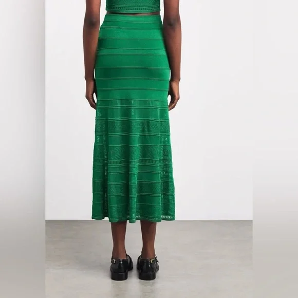 SANDRO Women's Maxi Decorative Knit Skirt